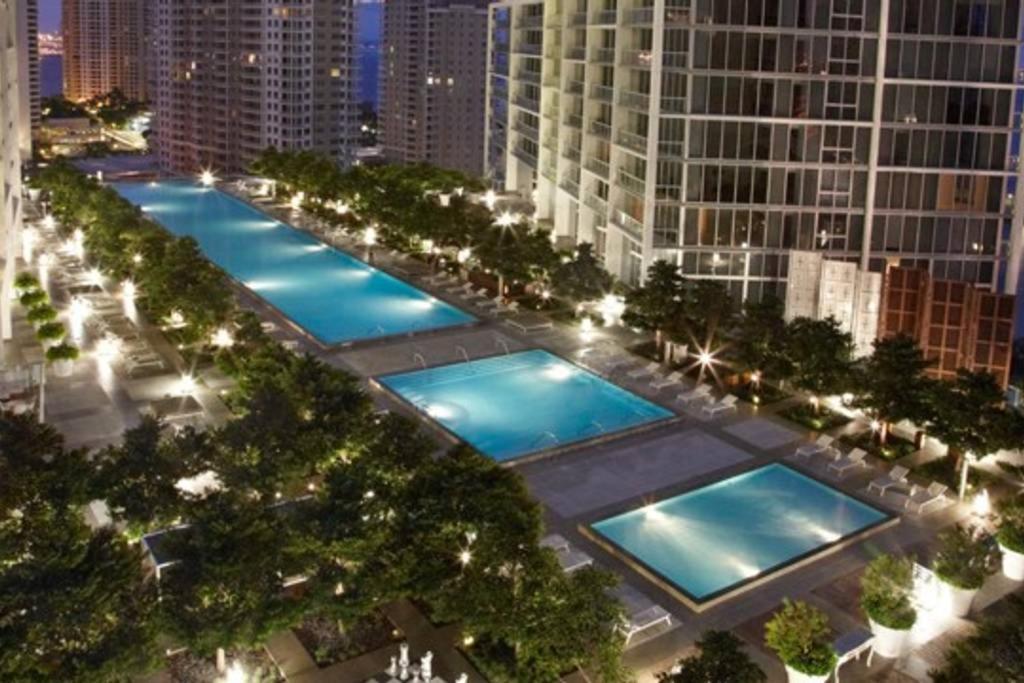 Luxury 5-Star Condo @37Th Floor In Icon Brickell 2B/2B Miami Kültér fotó